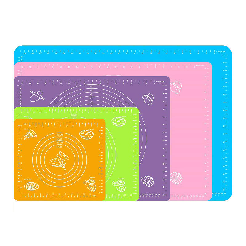  Non-Stick Food Grade Silicone Baking Mat Dough Rolling Mat Pastry Mat
