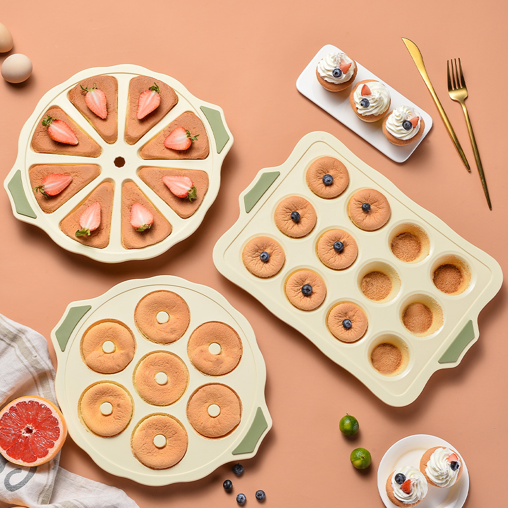   Silicone Oven Baking Cake Mold Thickened Reinforced Frame Baking Pan Bread Mold